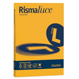 [32770] Carta RISMALUCE 200gr A4 125fg giallo oro 52 FAVINI