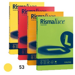 [32769] Carta RISMALUCE 200gr A4 125fg giallo sole 53 FAVINI